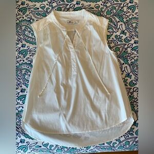Vineyard Vines Crisp White Sleeveless Top